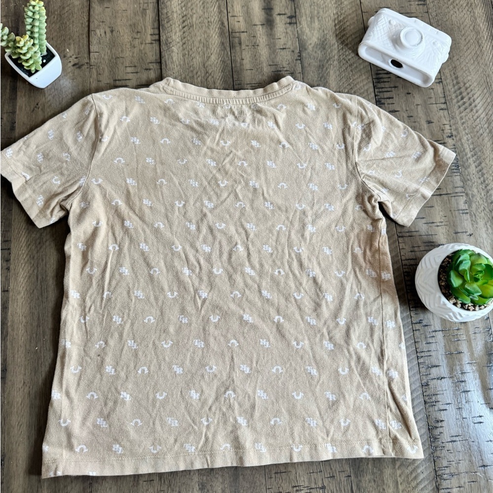 True Religion Beige Graphic Tee - Picture 2 of 7